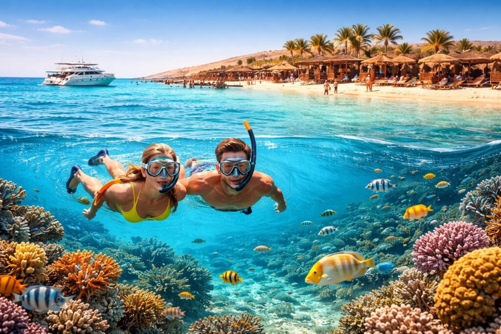 Orange Bay Hurghada Snorkeling Tour in Hurghada Red Sea