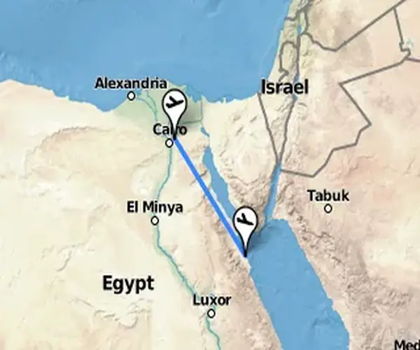 Cairo by Flight from Hurghada