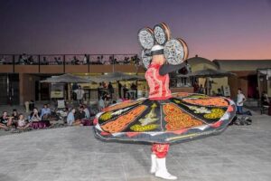 Tanoura dance show in Hurghada desert safari