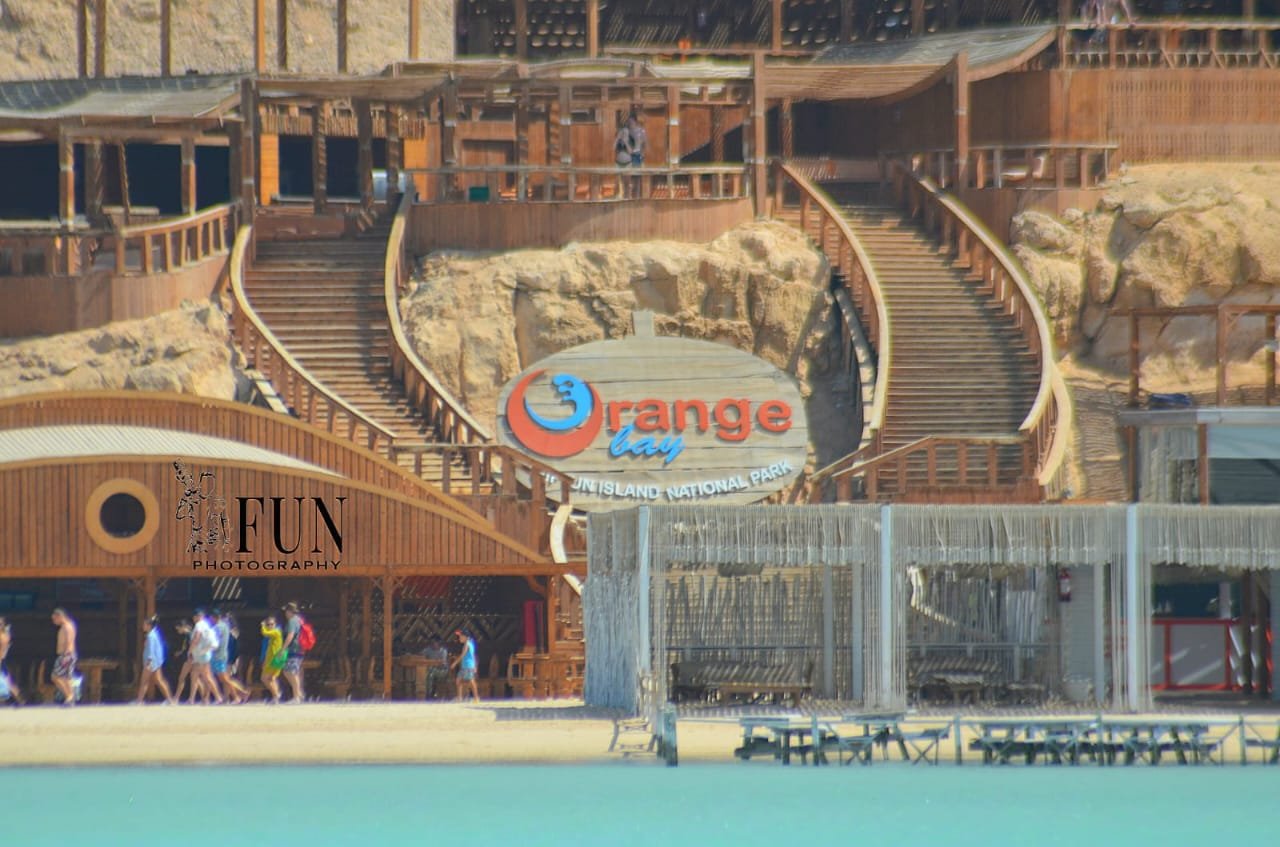 Orange Bay beach rest day before a Turkish Bath in Hurghada