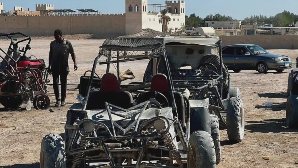 dune buggy driving in Hurghada desert safari tour