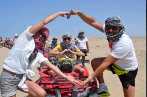 Hurghada desert safari quad biking sunset