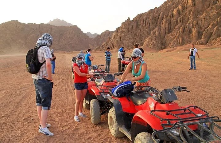 Best Half-Day Trips in Hurghada include the three-hour quad bike safari