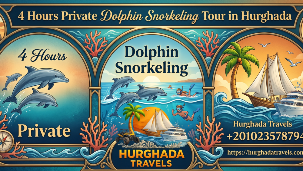 The Ultimate Guide: 4 Hours Private Dolphin Snorkeling Tour in Hurghada