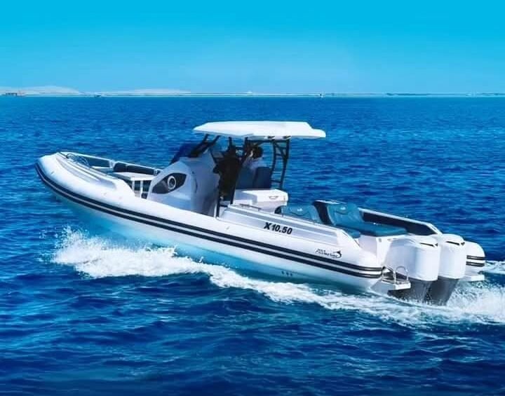 Half Day Snorkeling Hurghada private speedboat on the Red Sea