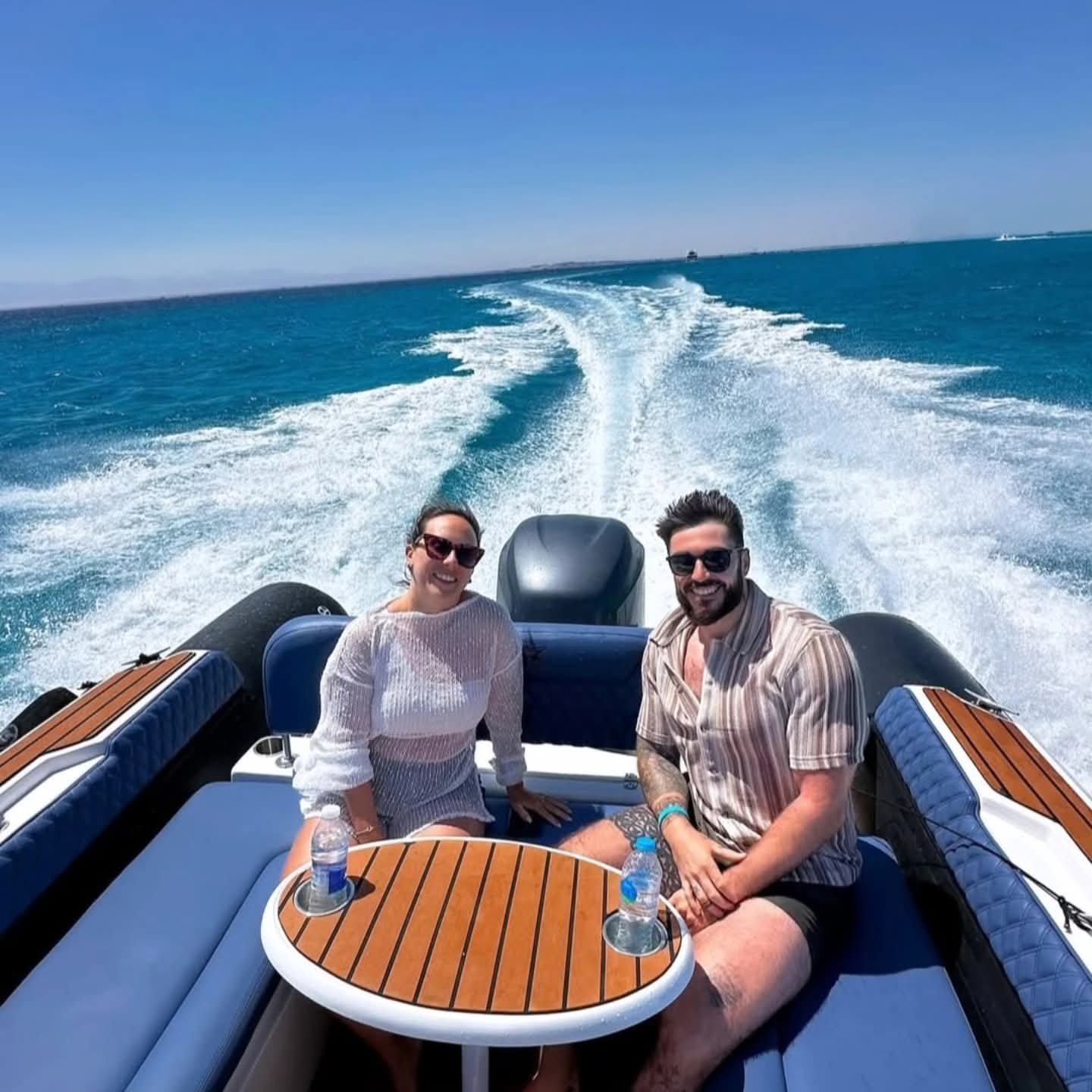 Private boat trip during Hurghada Weather in January