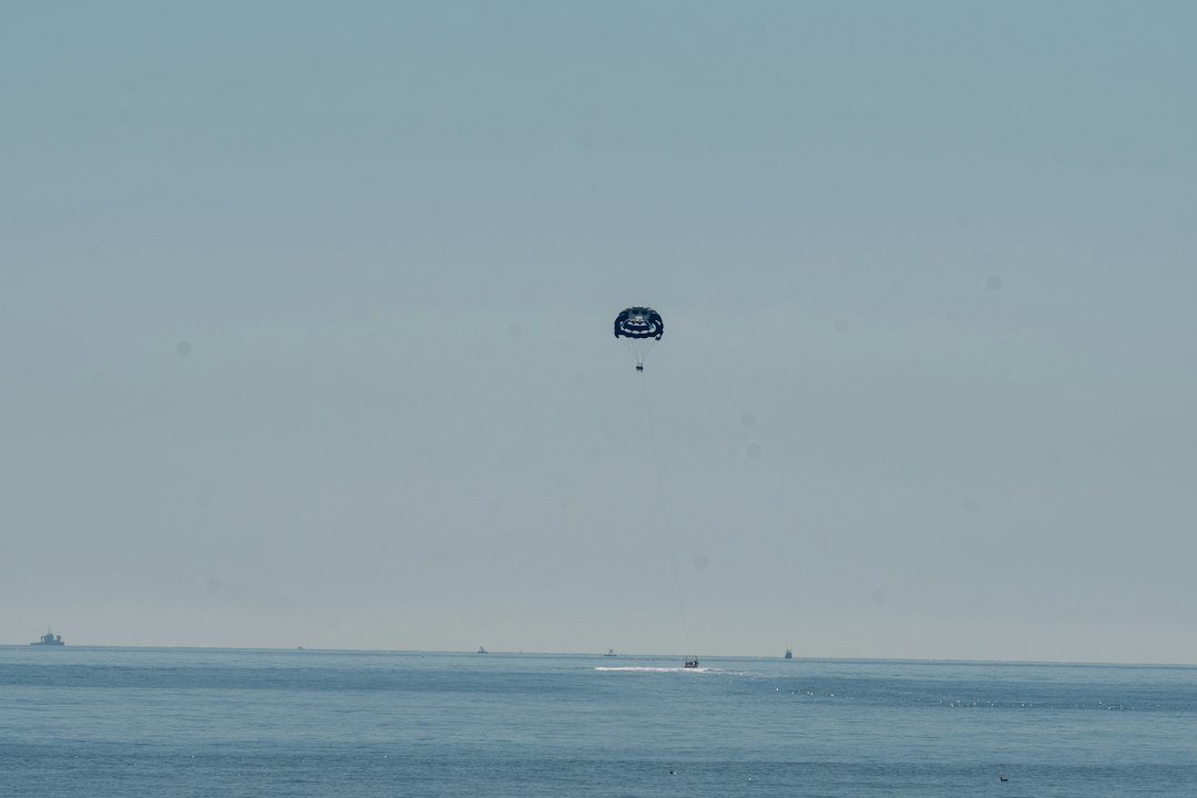 Parasailing Hurghada above the Red Sea during suitable operating conditions